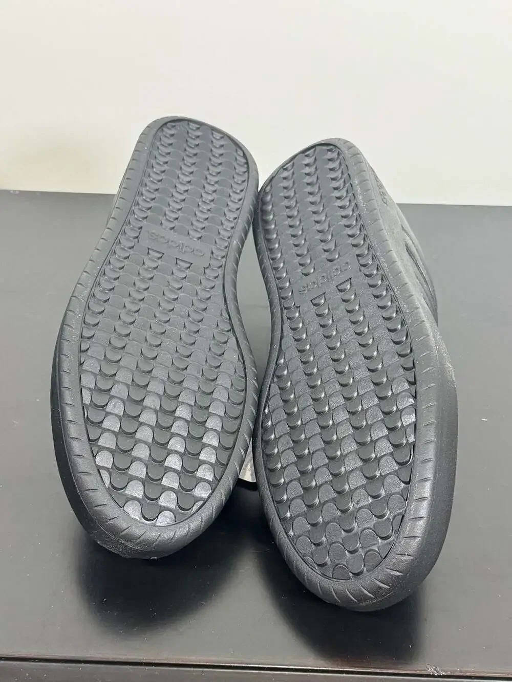 adidas Barreda Triple Black Leather Sneakers